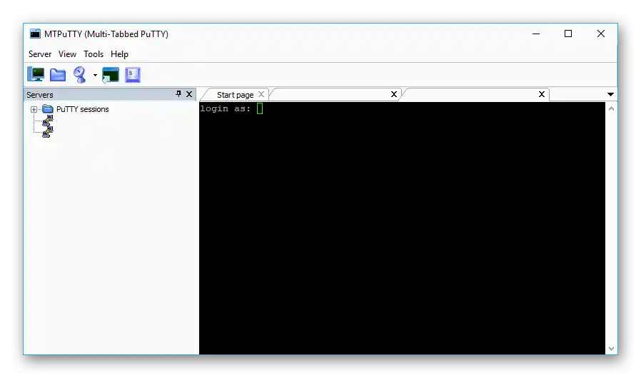 استخدام برنامج Multi-Tabbed PuTTY لإدارة الخادم