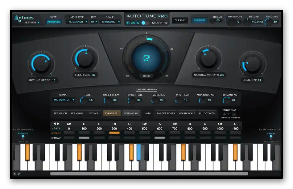 Използването на програмата Antares Audio Technologies Auto-Tune за автотюн на гласа