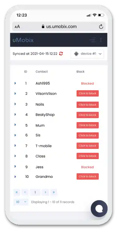 Przegląd usługi online uMobix_83
