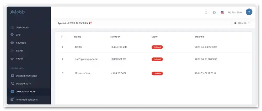 Przegląd usługi online uMobix_70