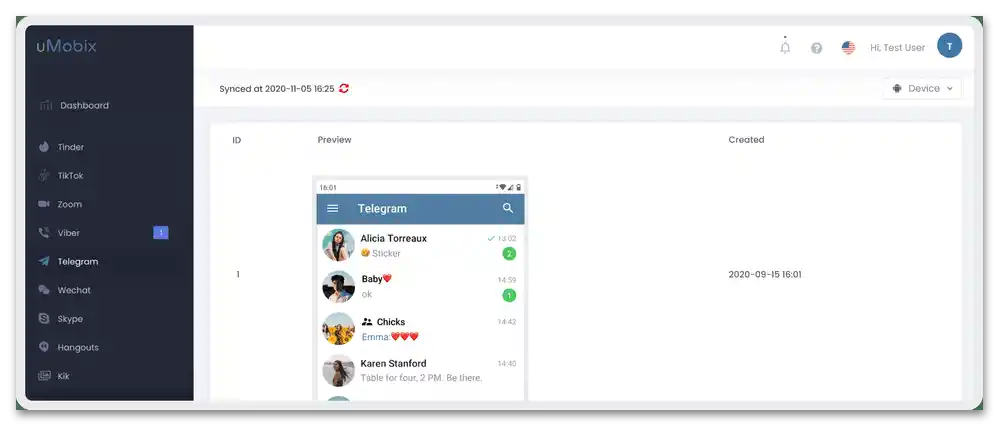 Przegląd usługi online uMobix_23