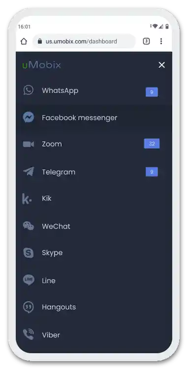 Przegląd usługi online uMobix_15