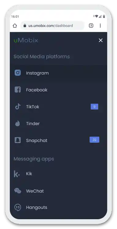 Przegląd usługi online uMobix_38