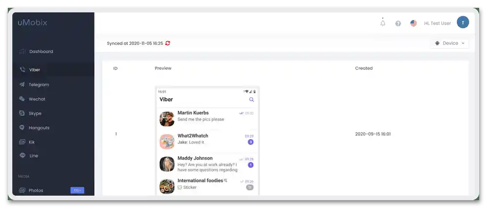Przegląd usługi online uMobix_21