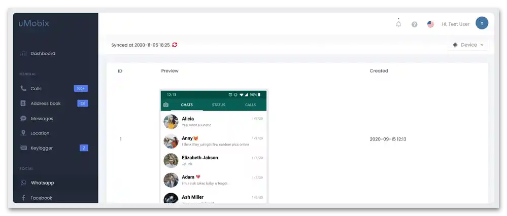 Przegląd usługi online uMobix_19