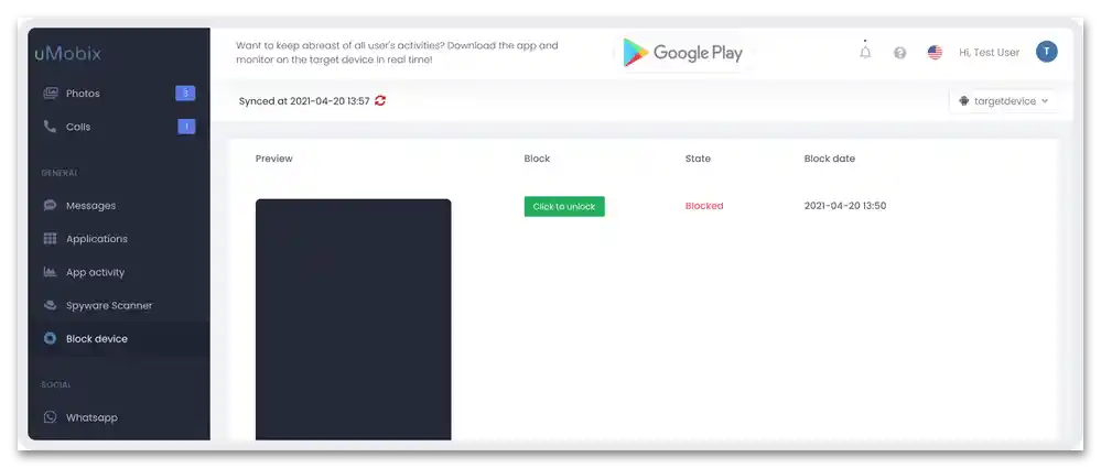 Przegląd usługi online uMobix_82