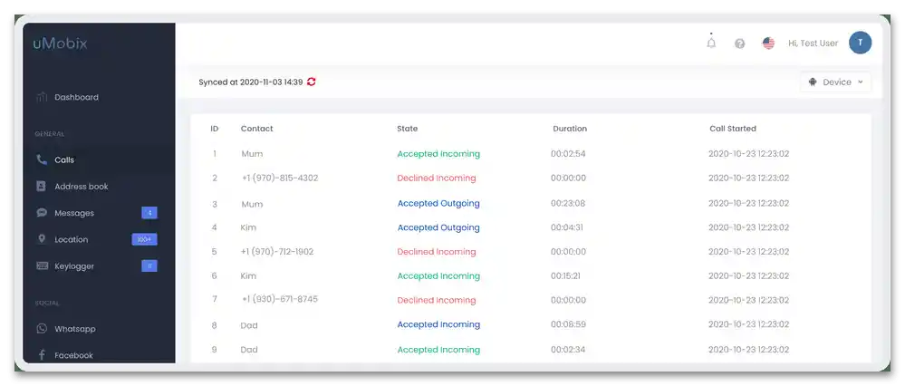 Przegląd usługi online uMobix_02