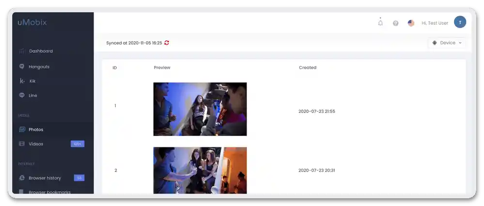 Przegląd usługi online uMobix_56