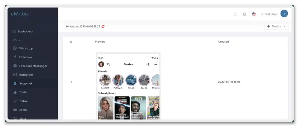 Przegląd usługi online uMobix_48