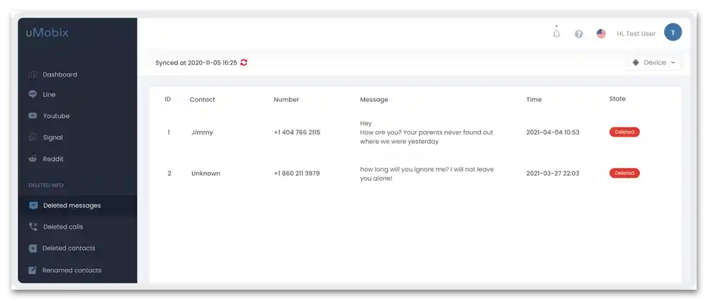 Przegląd usługi online uMobix_66