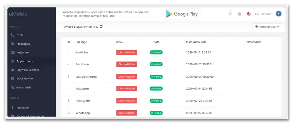 Przegląd usługi online uMobix_74