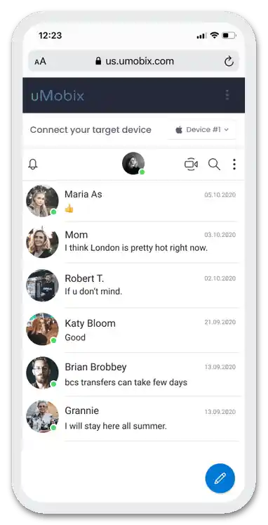 Przegląd usługi online uMobix_28