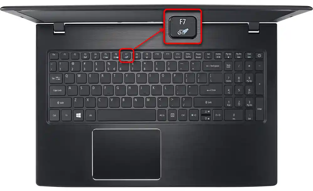 Ako zapnúť myš na klávesnici notebooku-1