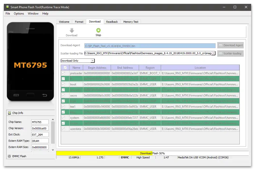 Flashanje Xiaomi preko MiFlash PRO 55