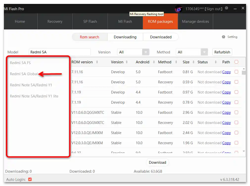 Флешовање Xiaomi преко MiFlash PRO 09