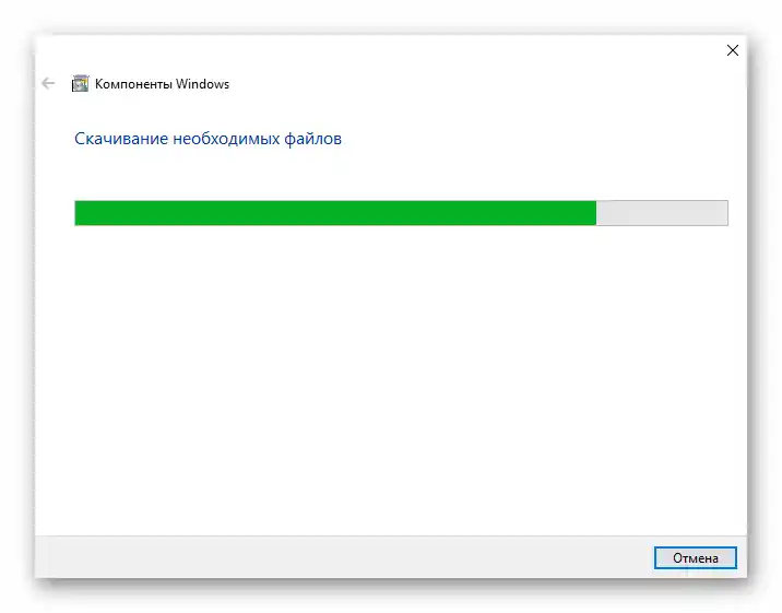 Proces pobierania i instalacji komponentów Microsoft .NET Framework 3.5 w systemie Windows 10