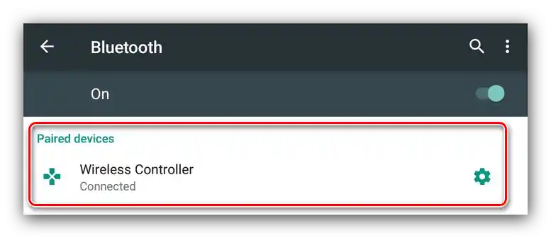 Povezava z univerzalnim krmilnikom za nastavitev brezžičnega igralnega krmilnika v Androidu