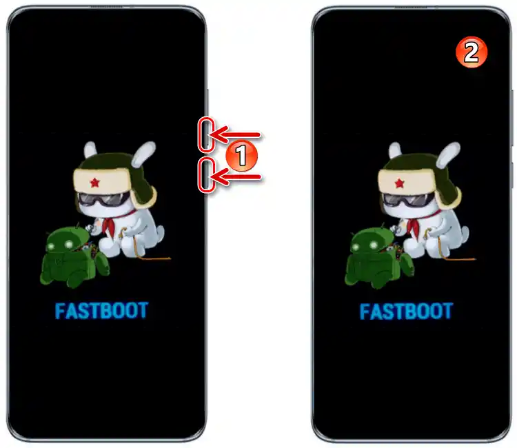 Перезапуск режиму FASTBOOT на смартфоні Xiaomi