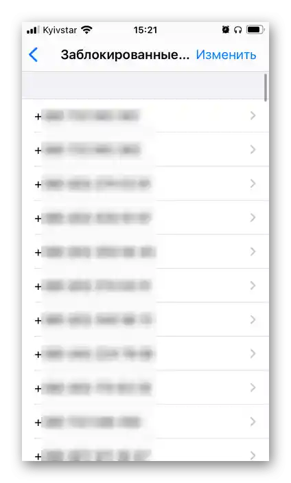 Lista svih blokiranih brojeva na iPhone-u