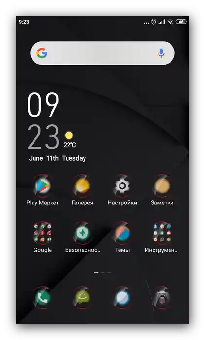 Uporaba nove različice za spremembo teme na Android Xiaomi