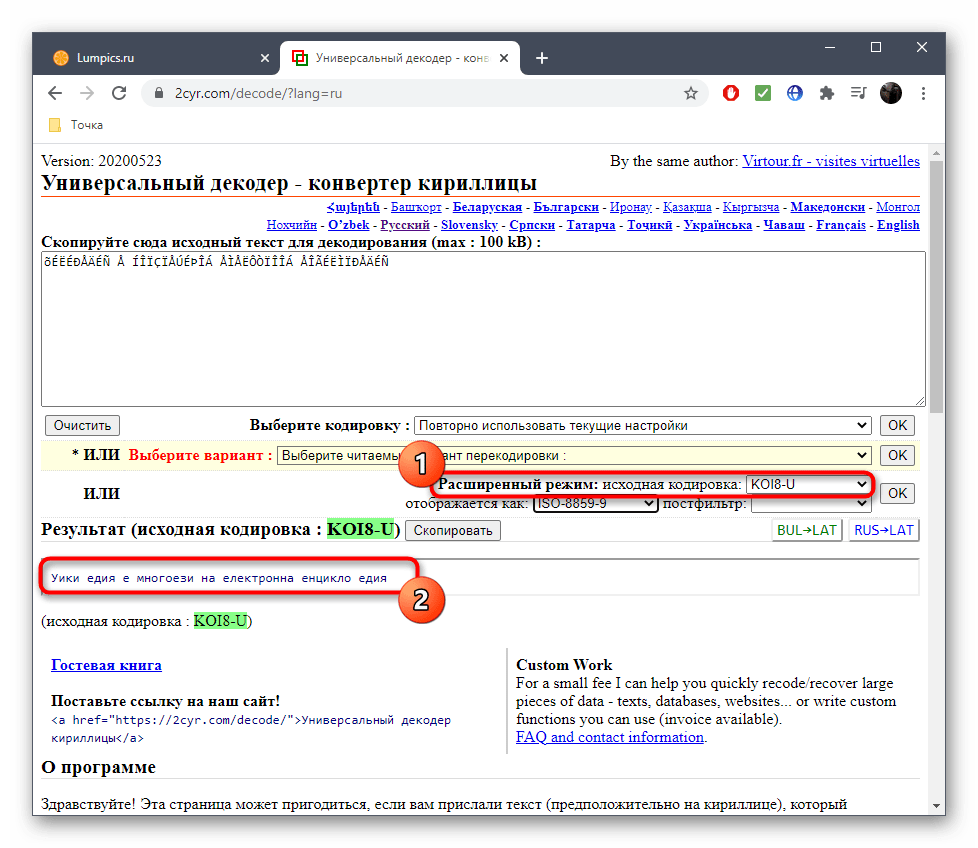 تعریف نوع قابل خواندن کدگذاری هنگام شناسایی آن از طریق سرویس آنلاین 2cyr