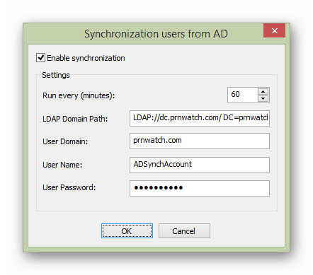 Podrška i sinkronizacija s Active Directory u programu O&K Print Watch