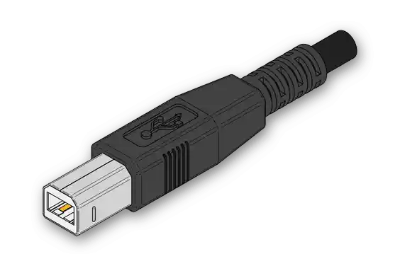 Prva strana kabela za povezivanje HP printera s računalom ili laptopom