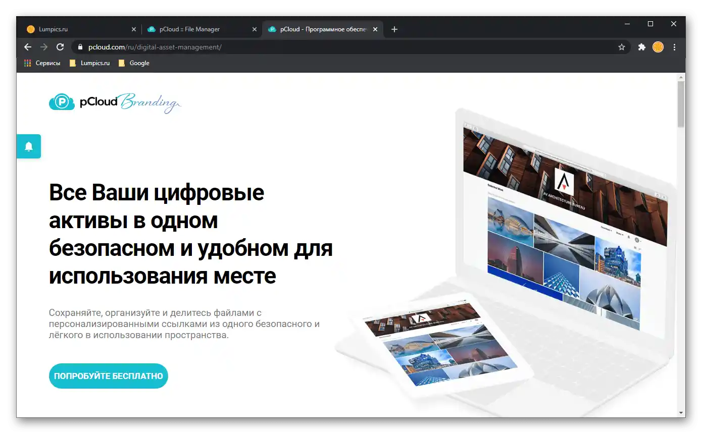 Управление цифрови активи и брандиране в уеб версията на услугата pCloud Drive