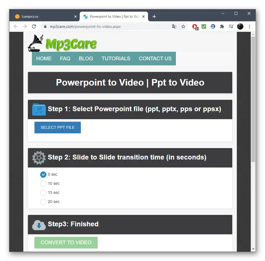Korištenje online servisa za konverziju prezentacija u video