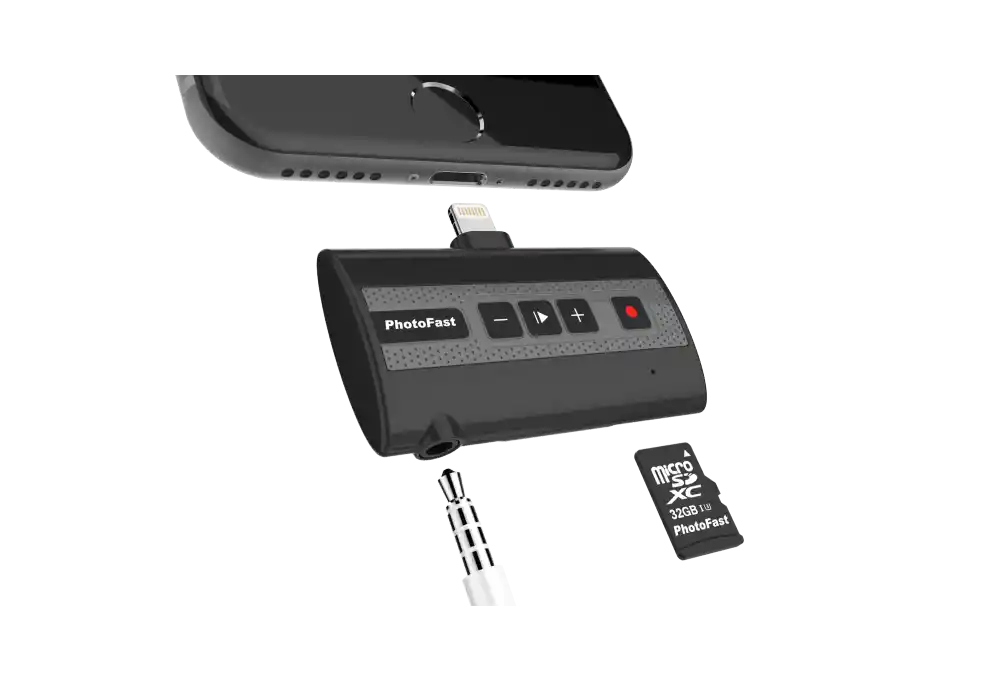 Записване на телефонни разговори на iPhone с помощта на външен рекордер