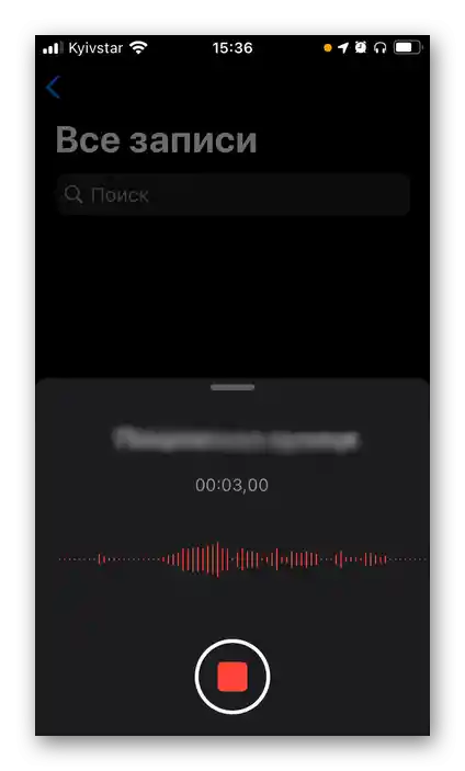 Záznam zvuku v štandardnom diktafóne na iPhone