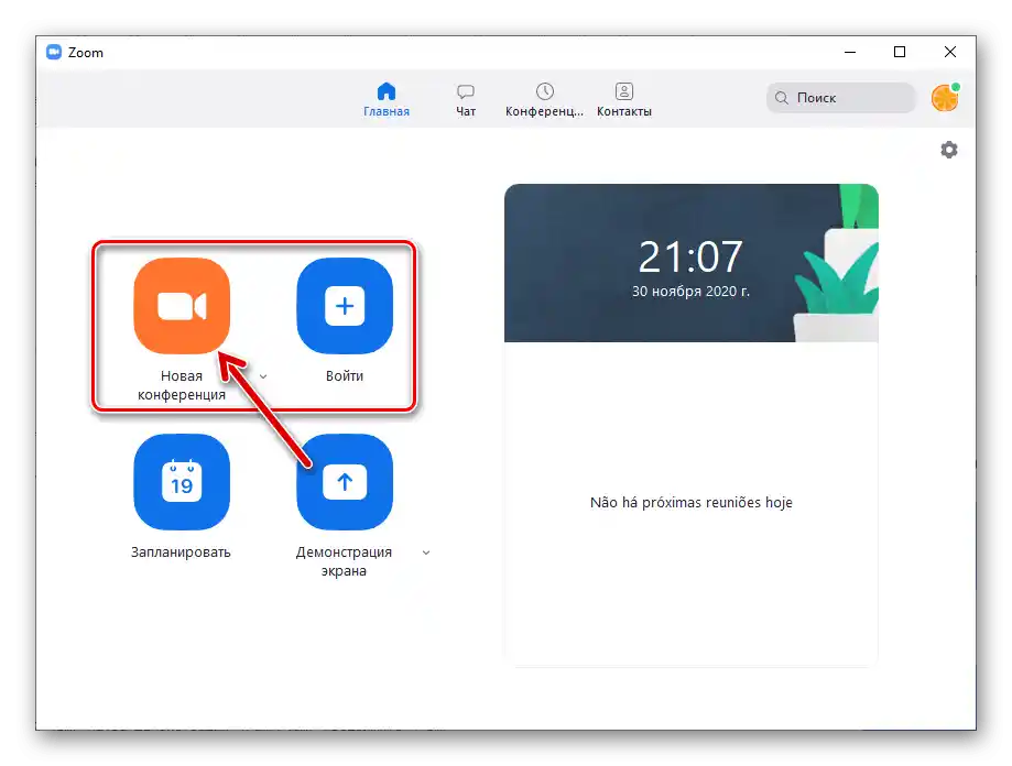 Zoom pre Windows, prechod na konferenciu, kde je potrebné zobraziť prezentáciu