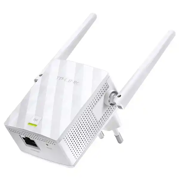 Разопаковане и свързване на усилвателя TP-Link TL-WA850RE за последваща настройка чрез уеб интерфейс