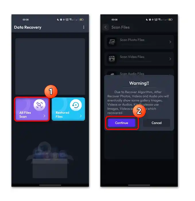 ako obnoviť odstránenú zložku na telefóne s Androidom 10