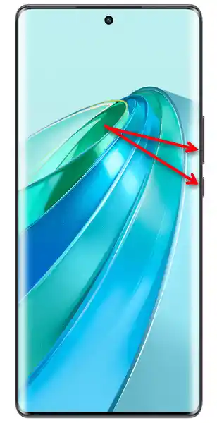 Як зробити скріншот на Андроїді Хонор-001