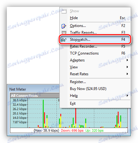 Достъп до хронометъра в Net.Meter.Pro