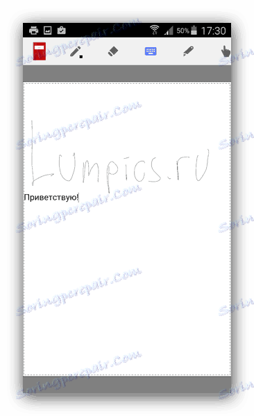 Uložená poznámka v LectureNotes