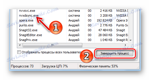 Dokončenie procesu NVXDSYNC.EXE v Správcovi úloh