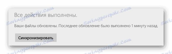 Успјешно синхронизоване датотеке у ОнеДриве са оперативним системом Виндовс
