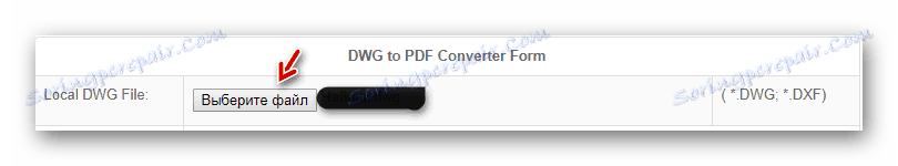 Prenesite datoteko DWG v datoteko PDFConvertOnline.com