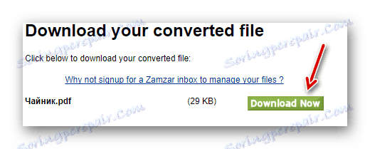 Prenesite datoteko PDF iz Zamazar.com