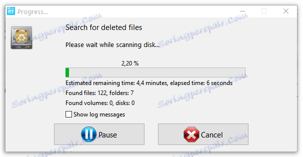 Пълно сканиране в Ontrack EasyRecovery