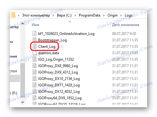 Datoteka iz evidenc Origin
