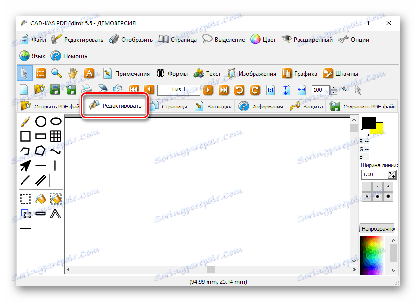 Úpravy v editoru PDF