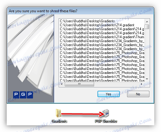Пълно унищожаване на файлове в PGP Desktop