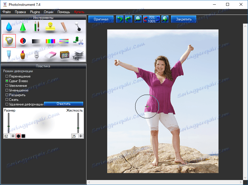 Липосукция в фотоинструмента