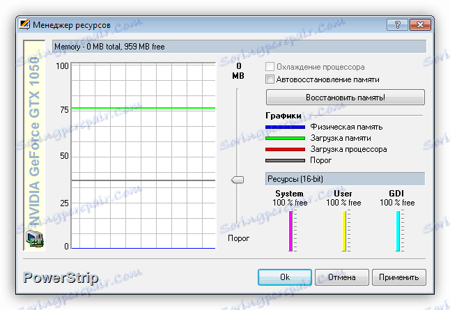 Menedżer zasobów w PowerStrip