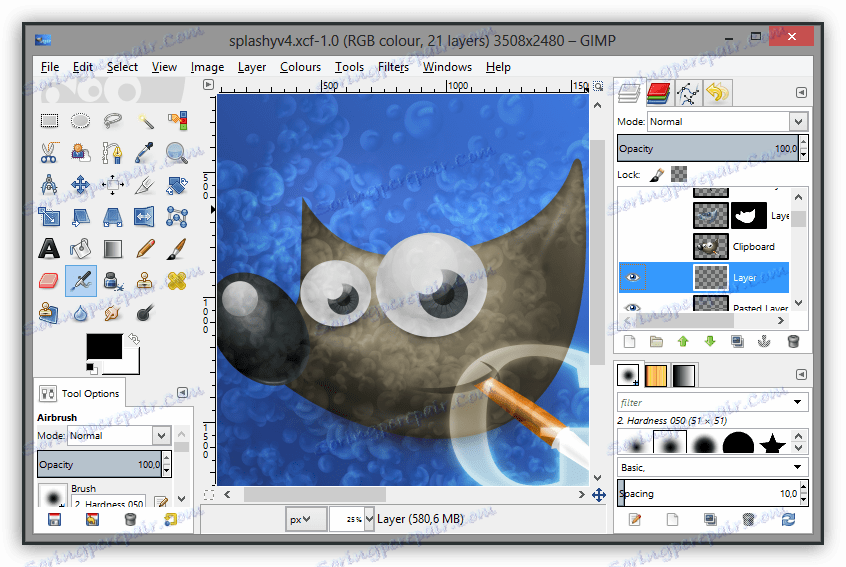 Програма для створення шапки для ютуба GIMP