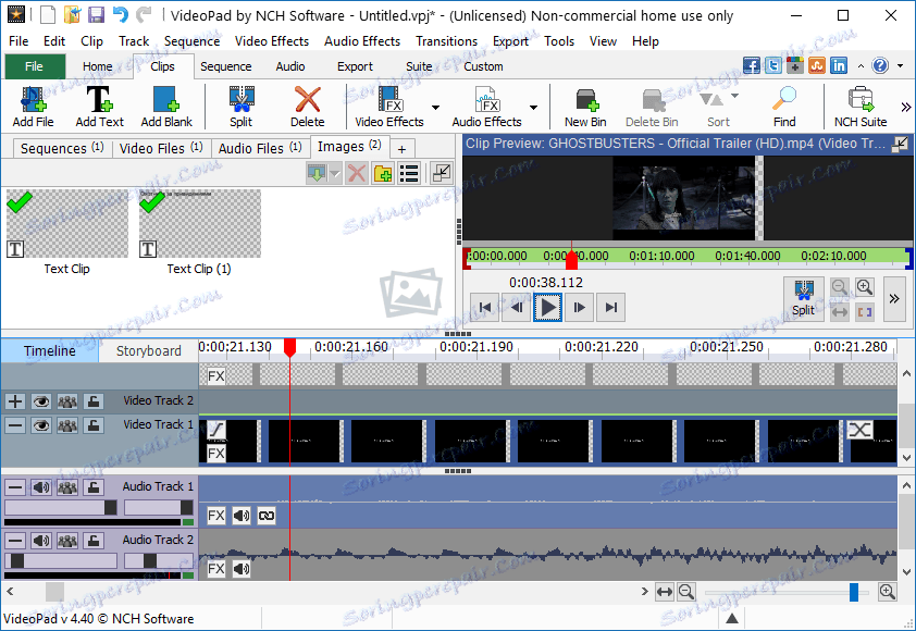 VideoPad Video Editor besplatno preuzeti