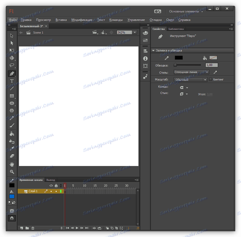 Program pro vytváření flash aplikací Adobe Flash Professional
